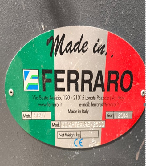 Ferraro Openwidth Compactor for sale. preview